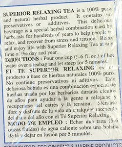 Superior Relaxing Tea